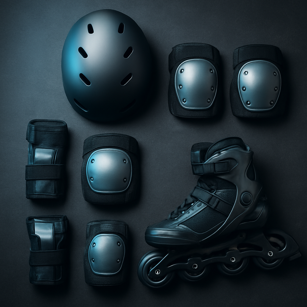 Equipamiento completo de patinaje